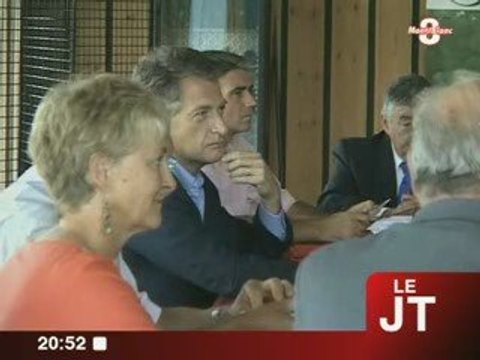 Hervé Gaymard à la Maison de la vigne et du vin (Apremont)