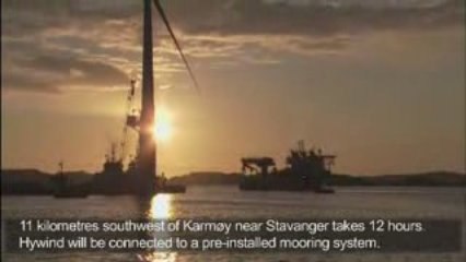 Yüzen Rüzgar Türbini - Hywind