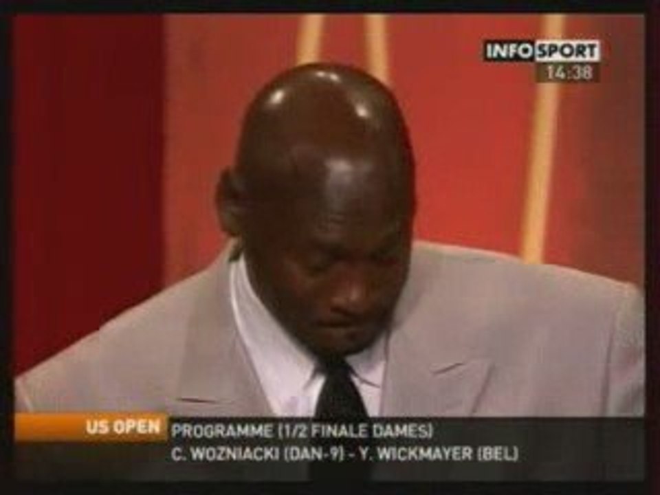 NBA - Michael Jordan introducing hall of fame