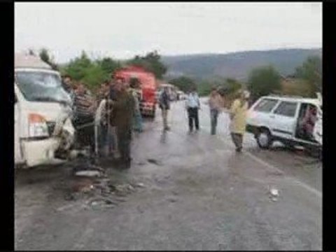 PAZARYERİ KAZA 2 ÖLÜ (OSMANELİ)