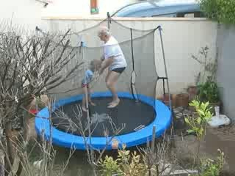 le trampoline, une histoire de famille