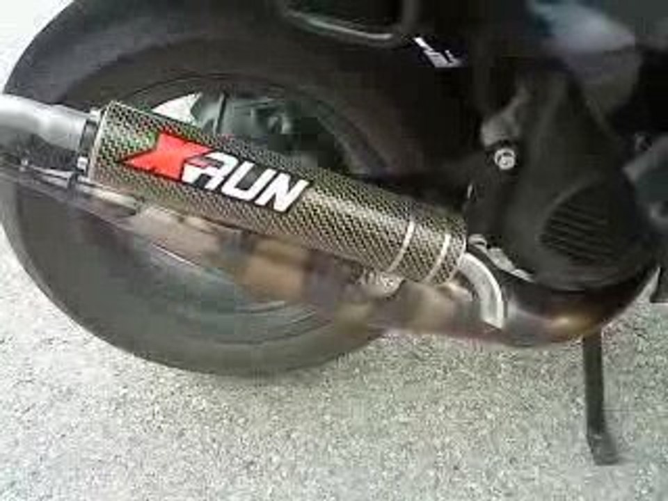 Pot X-Run sur MBK Booster Naked 