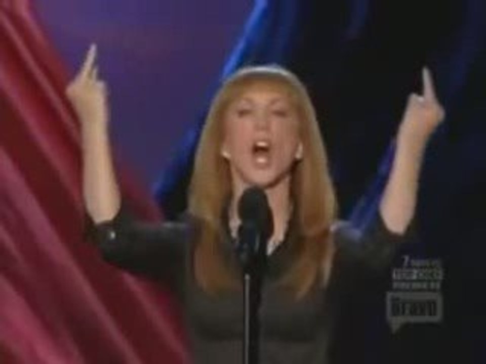 Kathy Griffin saying 'Everybody Can Suck It'  @ The Emmy