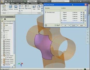 Autodesk Inventor 2010 Tutorial surface design