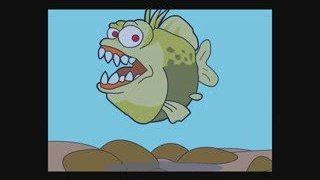 Funny Video  About Mr.Fish Big Tooth