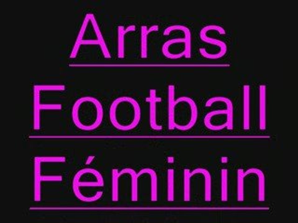 Arras foot féminin