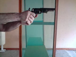 poudre noire : colt 1851 navy civilian calibre 36 canon 5"