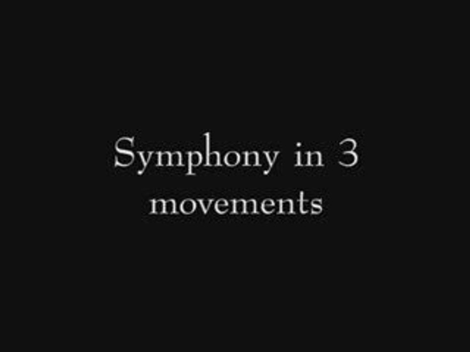 2 - Symphony in 3 movements