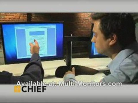 Chief KTP225 Dual Monitor Desk Stand (Holds LCDs up to 30 )