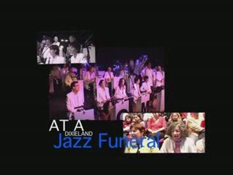 At a dixieland Jazz Funeral