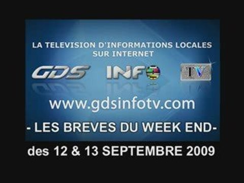 GDSINFOTV LES BREVES DU 12 ET 13 SEPTEMBRE 2009
