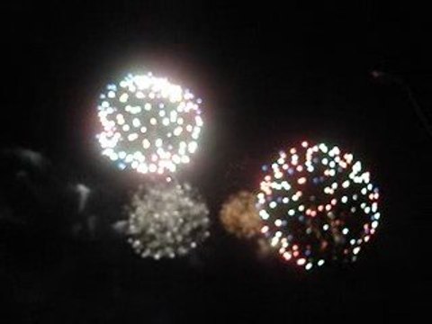 feu d artifice. angers