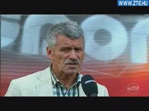 2009.09.12 Csank János nyilatkozik a ZTE-Újpest után