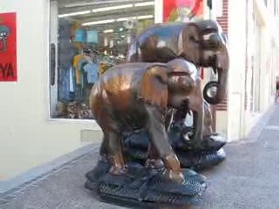 Pornic : éléphants