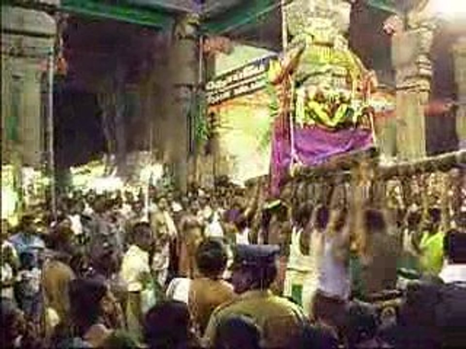 Cérémonie au Temple de Madurai, Inde du sud