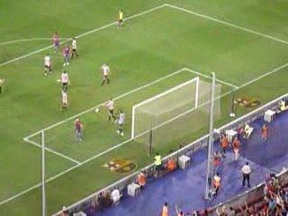 Pénalty magistral de Messi Supercoupe d'Espagne retour 2009