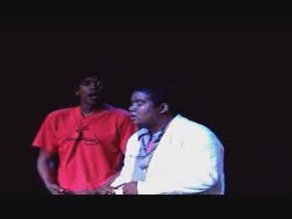 téat la kour "kosa i fé ri a zot" [3] spectacle kréol