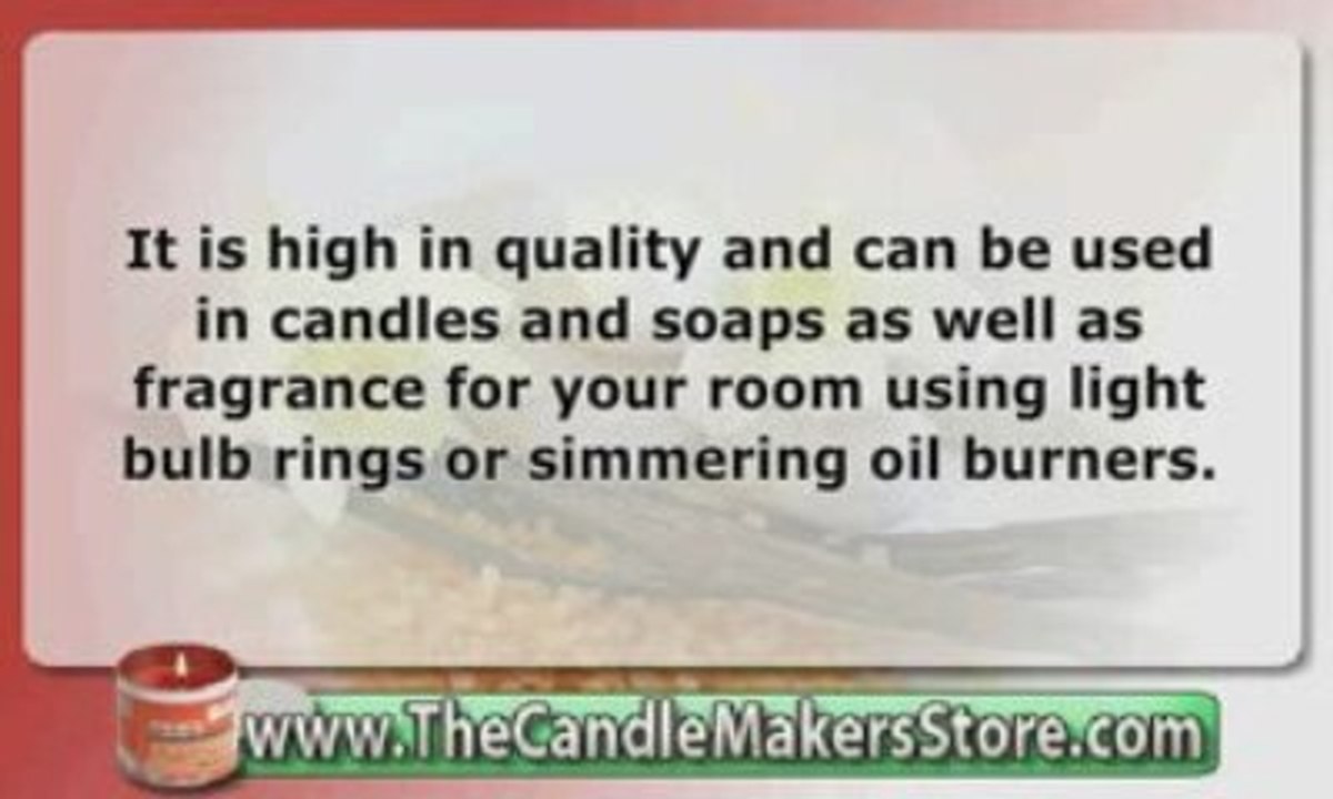 Home Scents For Candles: Vanilla Bean Fragrance