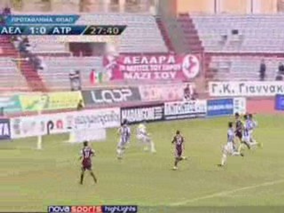 3nd AEL-Atromitos 2-2 Novasport TV 2009-10 Greece