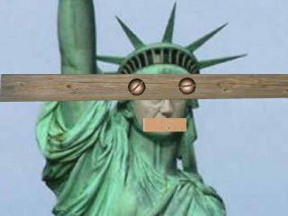 Hier steht die Freiheitsstatue dieser Republik