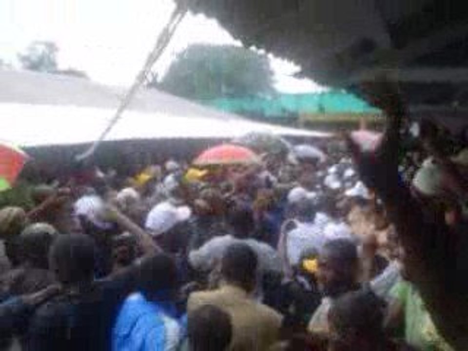 Arrivée Cellou Dalein DIALLO au siège de l'UFDG