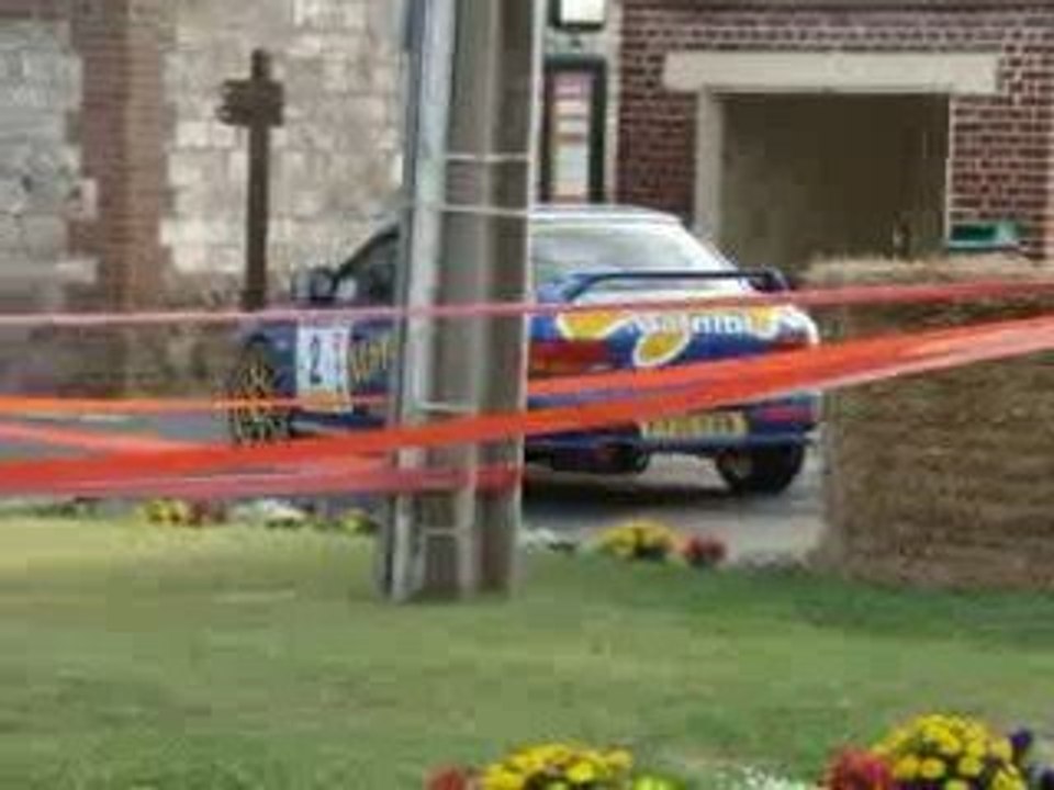 Tête à queue José Barbara Rallye du Béthunois ES8