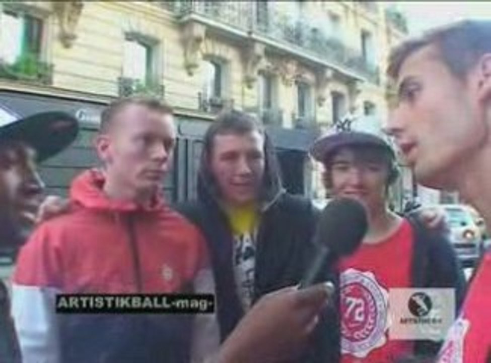 "artistikball mag"  interview freestylers anglais, danois et