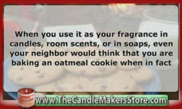 Home Scents For Candles: Oatmeal Cookie Fragrance
