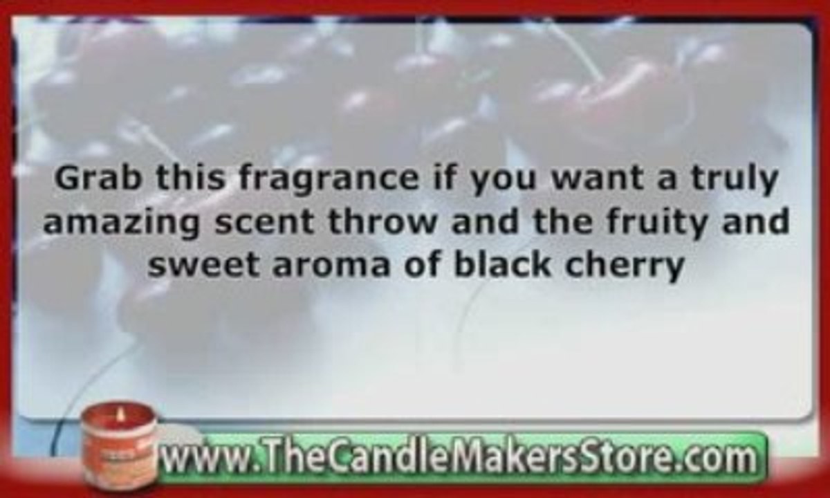 Home Scents For Candles: Black Cherry Fragrance
