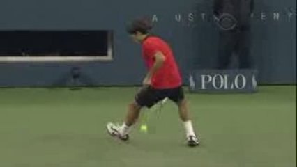 US OPEN 09 - FEDERER VS DJOKOVIC "LE" PASSING SHOT ! (HQ)