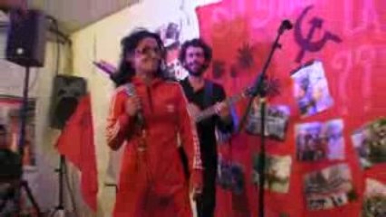 GEGE accompagnée de Fanch à La Fête de l'Humanité 2009