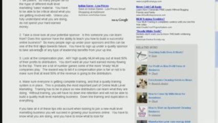 4 Quick Tips on How To Succeed With Multi Level Marketing