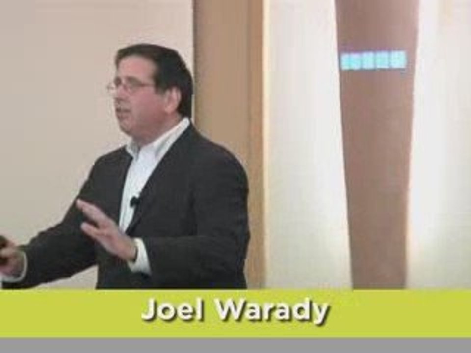 Watch video of Social Media marketing Speaker Joel Warady