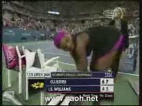 SERENA WILLIAMS - Serena Williams Foot Fault in Us Open 2009