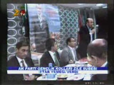 zile ak parti gençlik kolları iftar yemeği