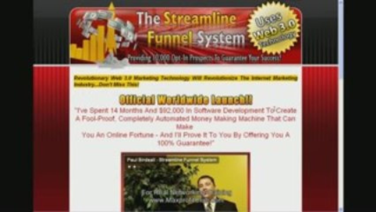 Paul Birdsall and StreamLine Funnel System is a TOTAL Scam