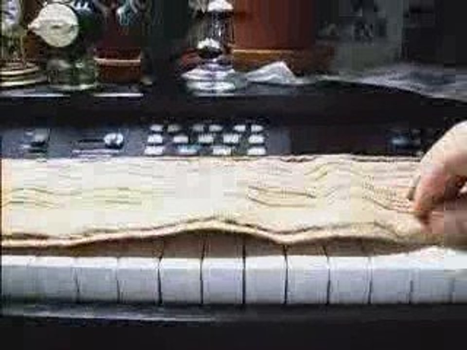 Courbe oscillo musique