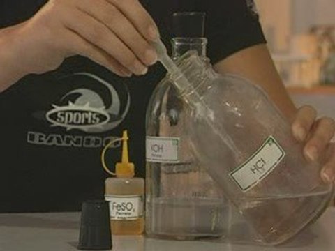 Взаймодействие гидроксида железа(II) с кислотами