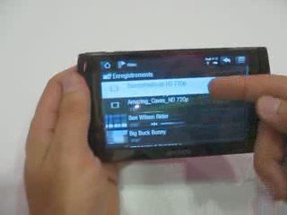 Archos présente son nouveau baladeur : l'Archos 5