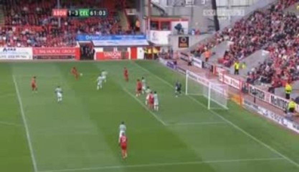 ABERDEEN 1-3 CELTIC BUT ALUKO