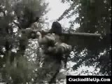 Çeçen Mücahitler Rus Askeri Helikopterini Düşürüyor
