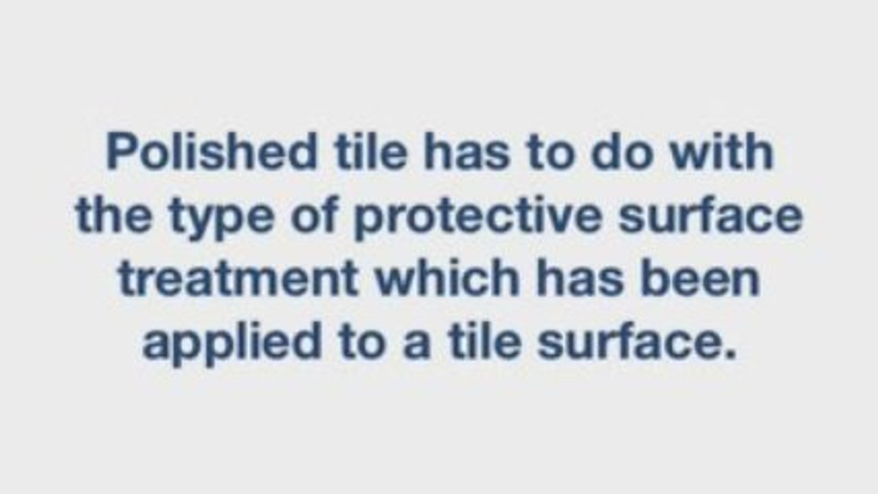 Glazed and Unglazed Ceramic Tile