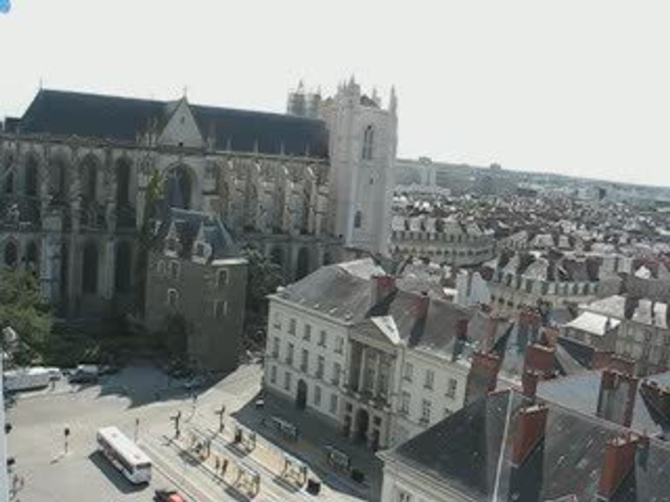 Nantes : vue aérienne grande roue