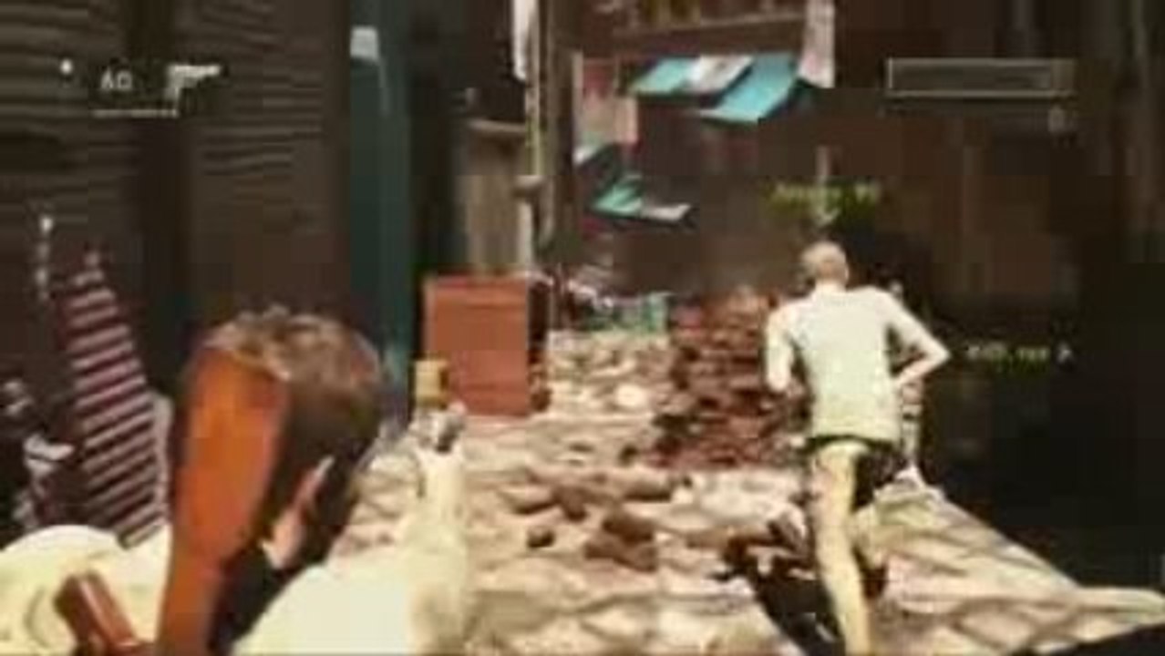Uncharted 2 - Among Thieves Beta Gameplay - Coop HD - 720p