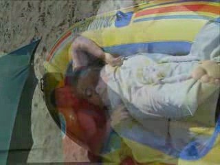 vacance avec la famille de homme