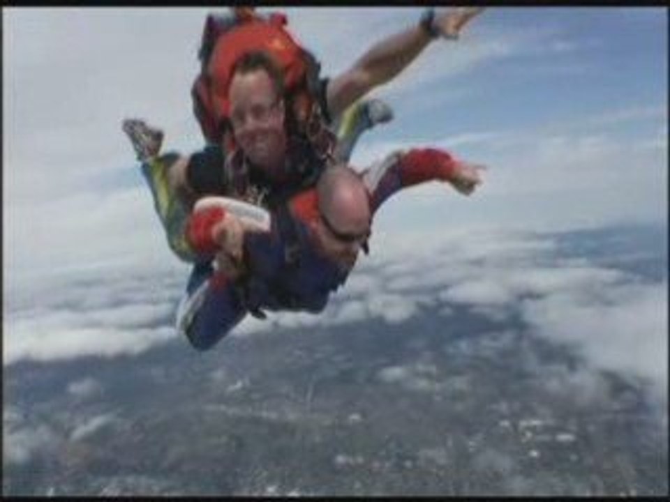 Blind Man Skydives for First Time (9/15/09)
