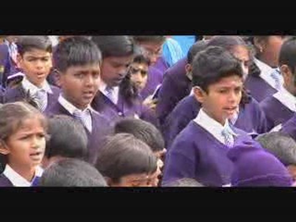 Ecole catholique en Inde...