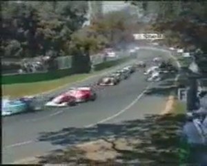 Formule 1 gp d'australie 1996 big crash