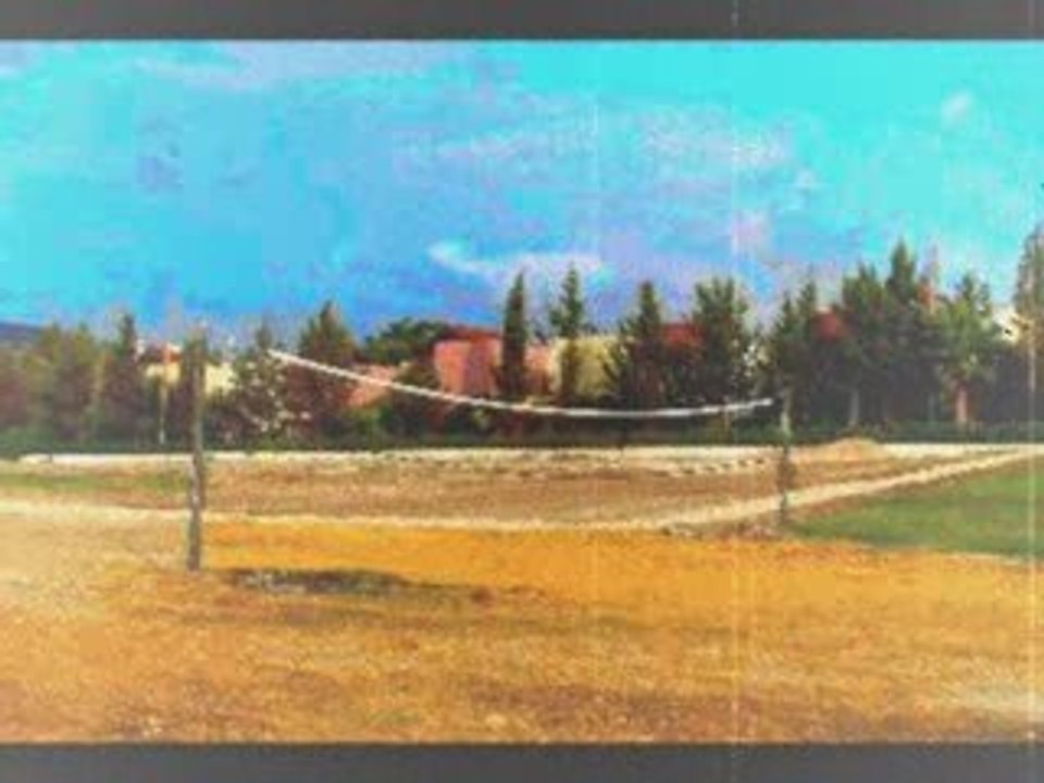 Sur le terrain de volley-ball
