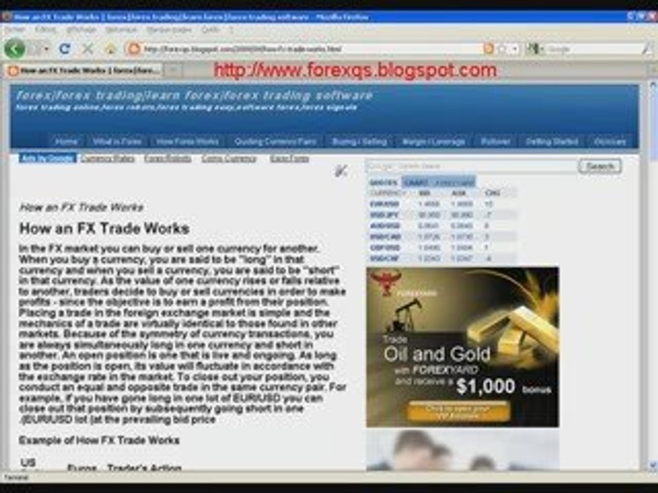 How an forex Trade Works forex,forex trading,learn forex,for